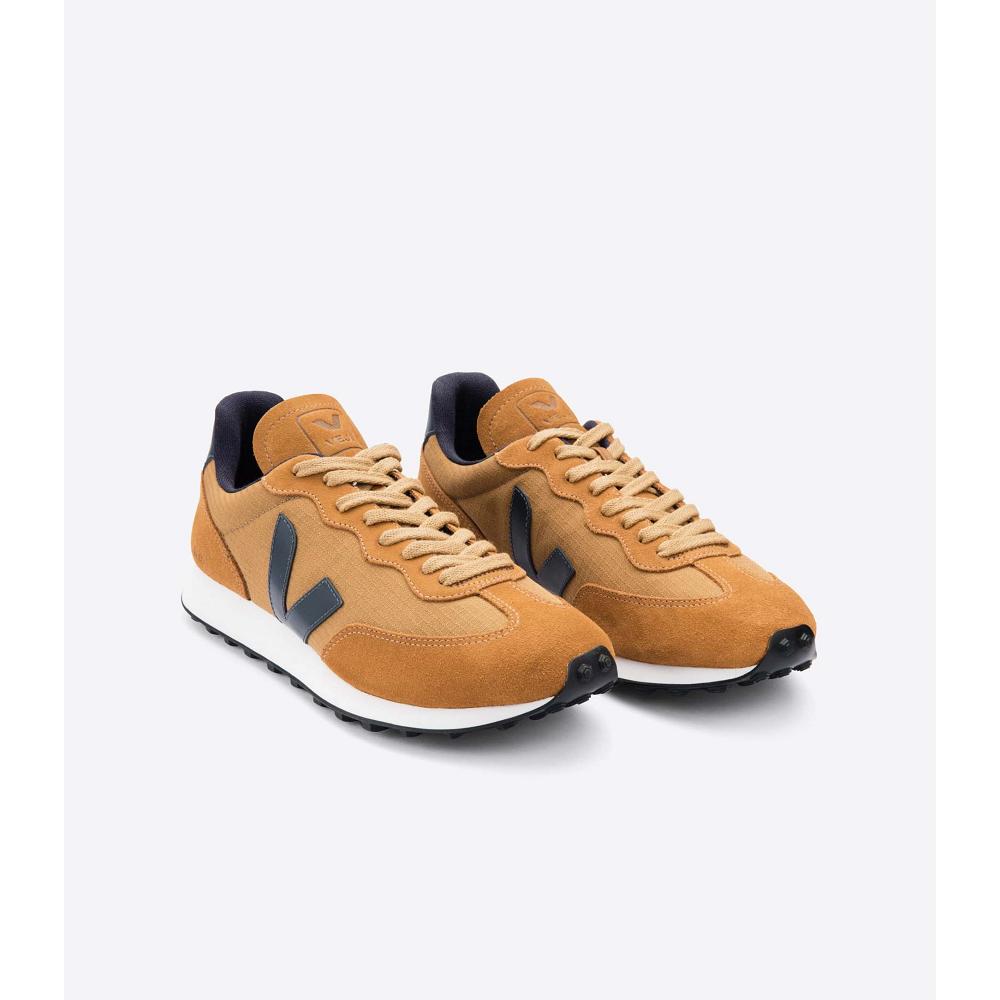 Men's Veja RIO BRANCO RIPSTOP Running Shoes Brown | SG 166EBC